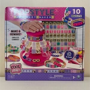Cool Maker PopStyle Bracelet Maker, Friendship Bracelet Making Kit DIY Ages 7+